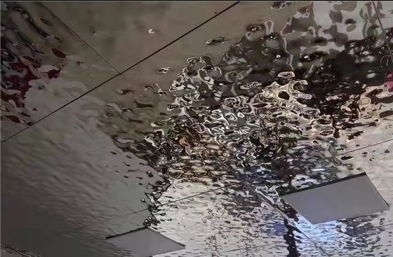 Giá tốt. Bạc đa màu 316L 1.2MM Độ dày gương sóng nước sóng Thép không gỉ với ruồi mật ong trực tuyến