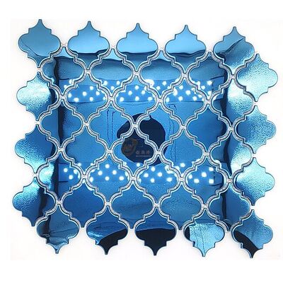 Giá tốt. Kính 8k Bule Grandeur 3D hiệu ứng thép không gỉ Mosaic Wall Tile For Home Decor Background trực tuyến