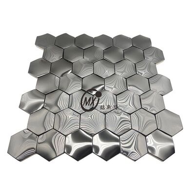 Gương đen cao cấp bằng thép không gỉ khảm - Độ dày 3mm Tấm 300x300mm Dùng để trang trí nội thất