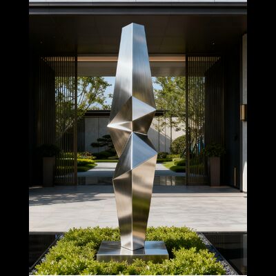 Nhà sản xuất Tượng điêu khắc thép không gỉ 316L ngoài trời chống ăn mòn Trung Quốc