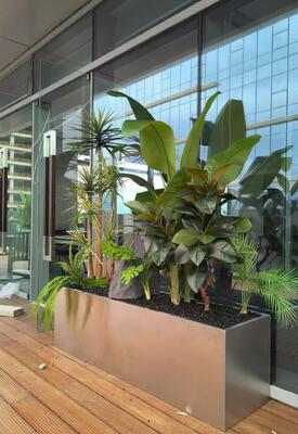 Giá tốt. Hộp trồng lưới thép không gỉ với lớp vỏ rêu - Kích thước tùy chỉnh trực tuyến