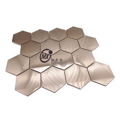 Giá tốt. Gạch khảm thép không gỉ phủ PVD đầy màu sắc màu Vàng, Vàng hồng, Đen trực tuyến