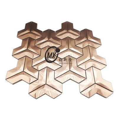 Giá tốt. Bức tường bên ngoài ốp thép không gỉ Mosaic chống thời tiết trực tuyến