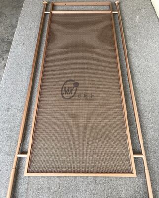 Giá tốt. Mô hình hình học đương đại Stainless Steel Screen Partition với PVD Plating Titanium và Mirror 8k Polish trong 304 Grade trực tuyến