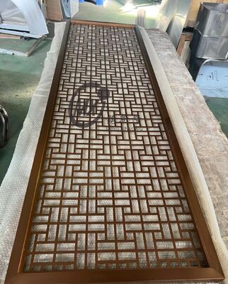 Giá tốt. Phân ngăn màn hình thép không gỉ phương Đông truyền thống với PVD Plating Titanium và Thiết kế cảnh quan trong gương 8k Ba Lan trực tuyến