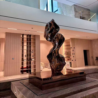 Đồng Màu 304 Kính Đồng Stainless Steel Sculpture Center Phòng trưng bày nghệ thuật NYC