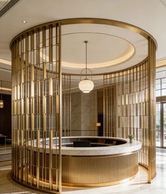 Giá tốt. Màn che riêng tư bằng kim loại hoàn thiện đồng cổ cho vườn hoặc sân hiên trực tuyến