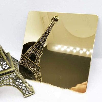 Giá tốt. Chống dấu vân tay 304 Gương hoàn thiện Tấm thép không gỉ Tấm đồng mạ Kim loại 8k trực tuyến