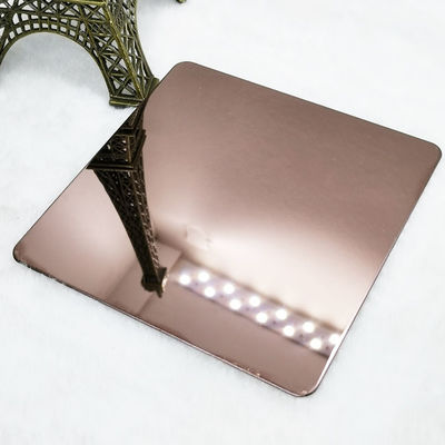 Giá tốt. DIN 316L Tấm thép không gỉ màu nâu 8K tráng gương trực tuyến