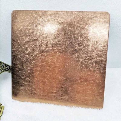 Giá tốt. Rose Gold Stainless Steel Custom Plates - Hỗ trợ cắt laser và hình dạng phức tạp trực tuyến