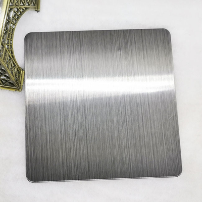SS430 Satin Hairline Màu đen Tấm thép không gỉ Tráng PVD